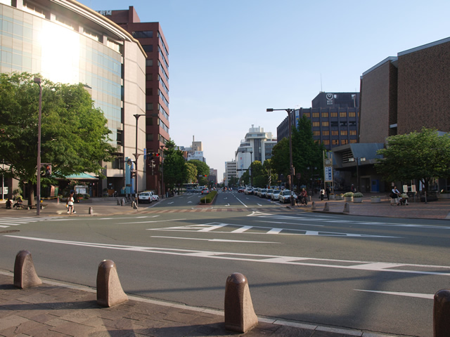 お城前の交差点 お城前の交差点