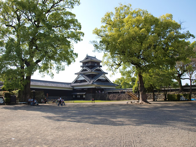宇土櫓遠景 宇土櫓遠景