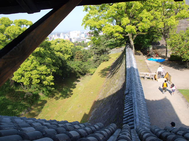 宇土櫓2階より 宇土櫓2階より