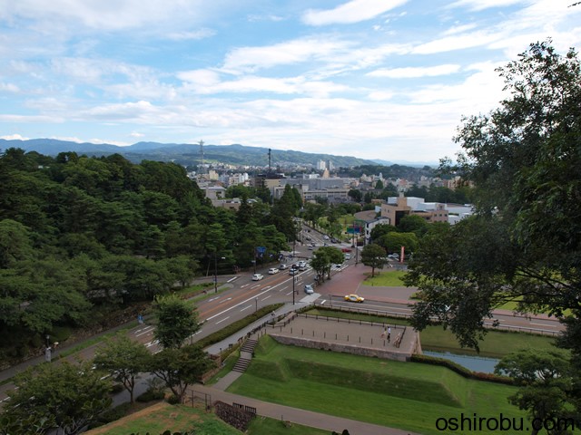 辰巳櫓跡からの景色 辰巳櫓跡からの景色