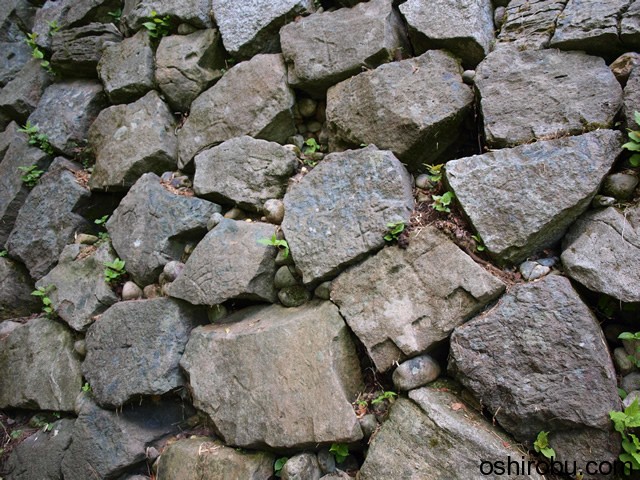 刻印の入った石