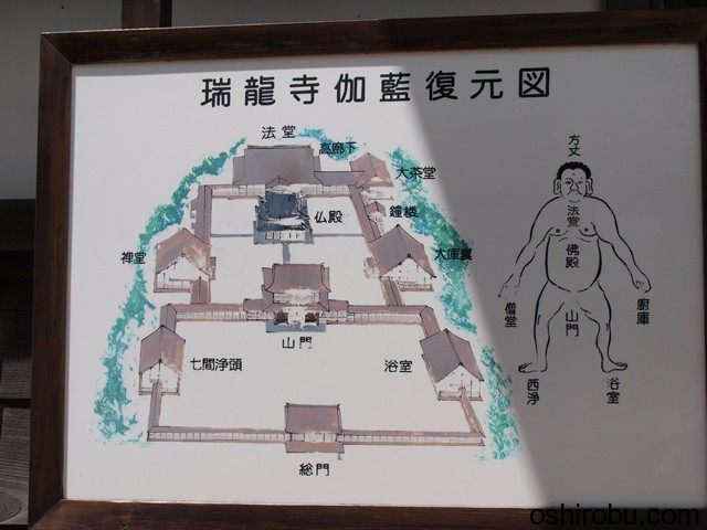 伽羅復元図 伽羅復元図