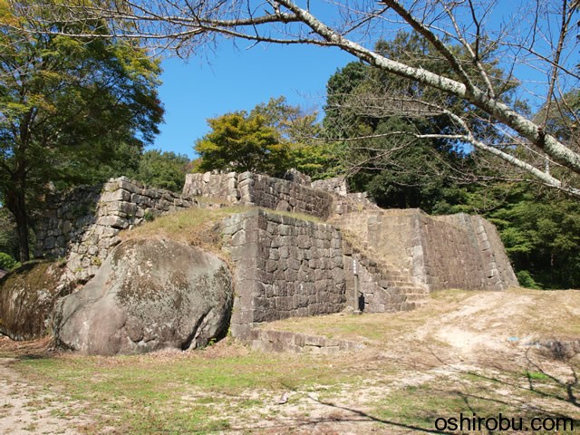 三の丸の大櫓台 三の丸の大櫓台