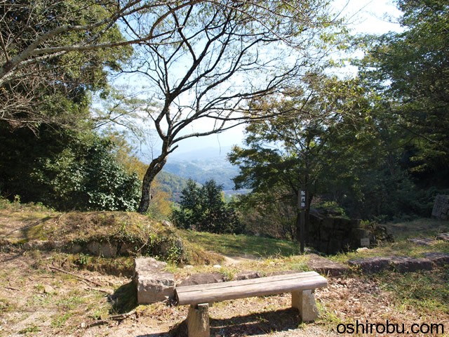 三の丸と中津川の町 三の丸と中津川の町