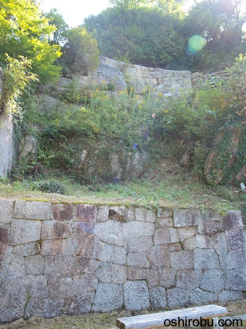 二の丸からの石垣 二の丸からの石垣