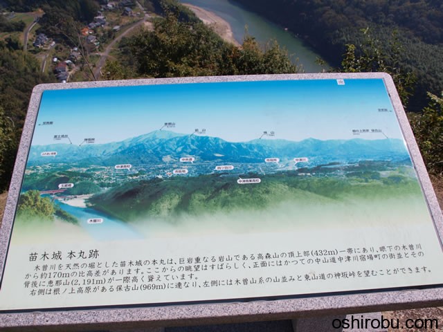 目の前には恵那山 目の前には恵那山