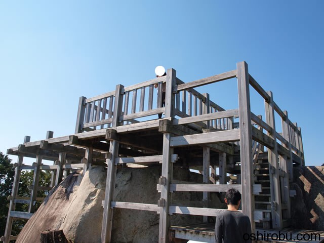 苗木城天守台 苗木城天守台