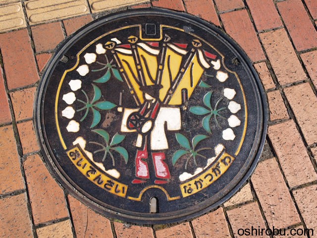 中津川のマンホール 中津川のマンホール