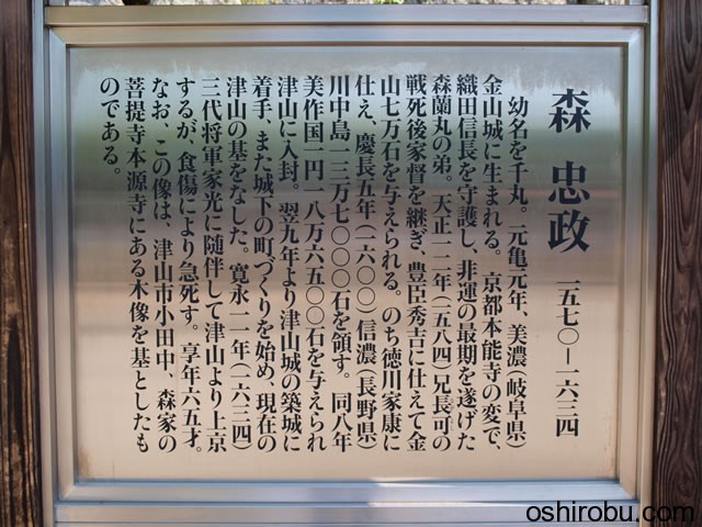 森忠政について 森忠政について