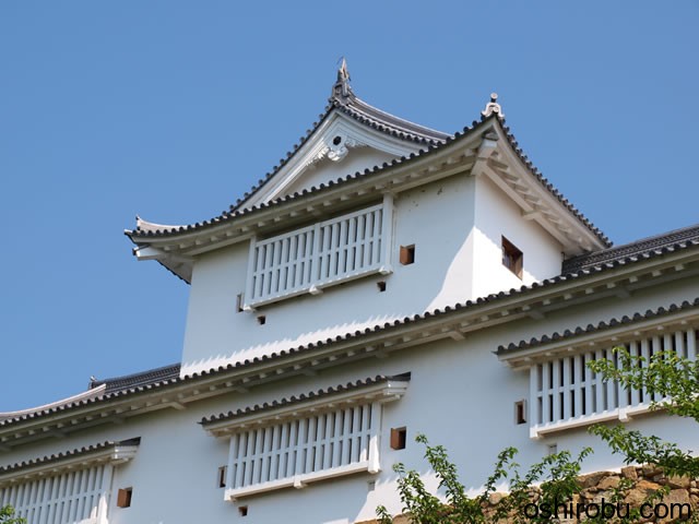 備中櫓の二階部分 備中櫓の二階部分
