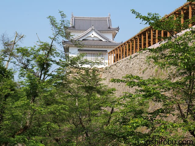 備中櫓の東面 備中櫓の東面