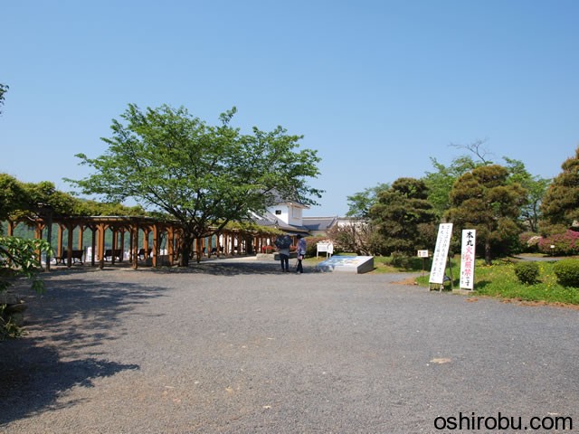 整備された本丸部分 整備された本丸部分
