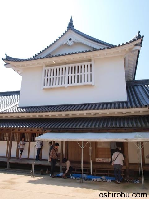 御殿の一部だった備中櫓 御殿の一部だった備中櫓