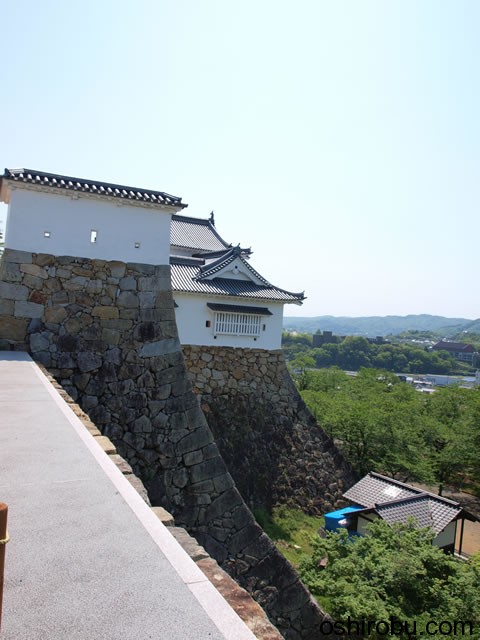 備中櫓を西側から 備中櫓を西側から