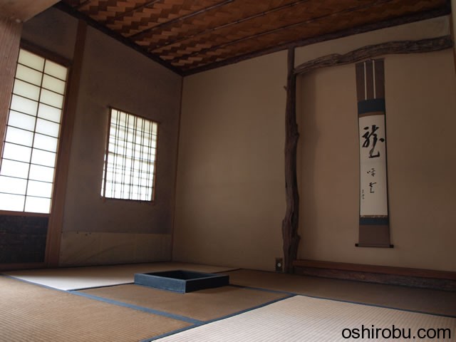 茶室の内部 茶室の内部