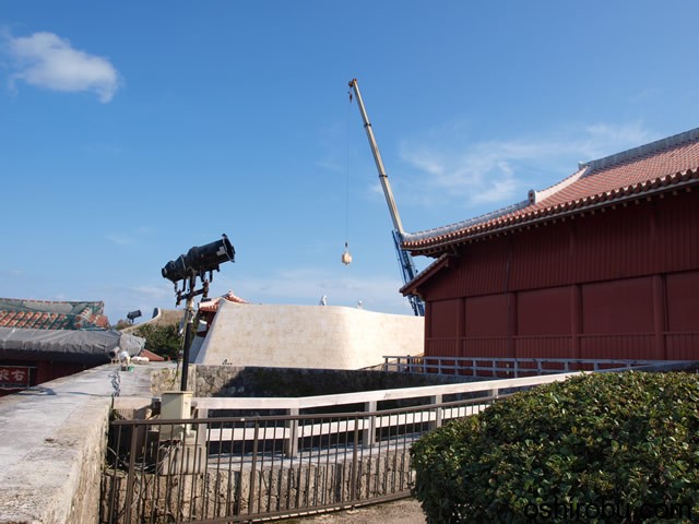 工事中のエリア
