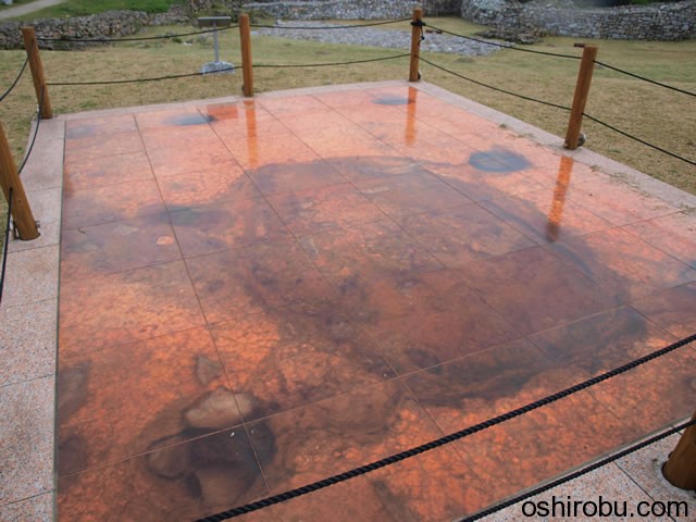 立入禁止の一角