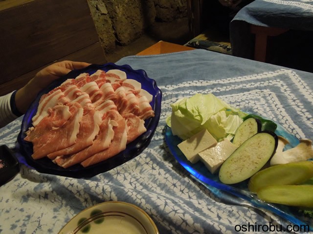 アグー豚と季節の島野菜