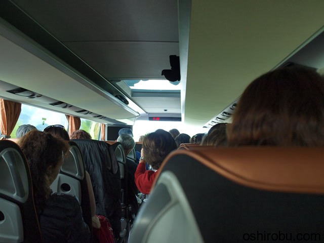 バス内(2階の席でした)