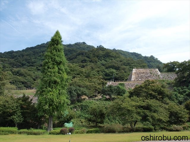 鳥取城 遠景