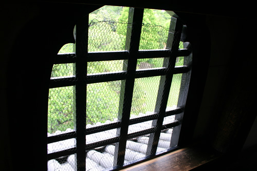 松本城 花頭窓